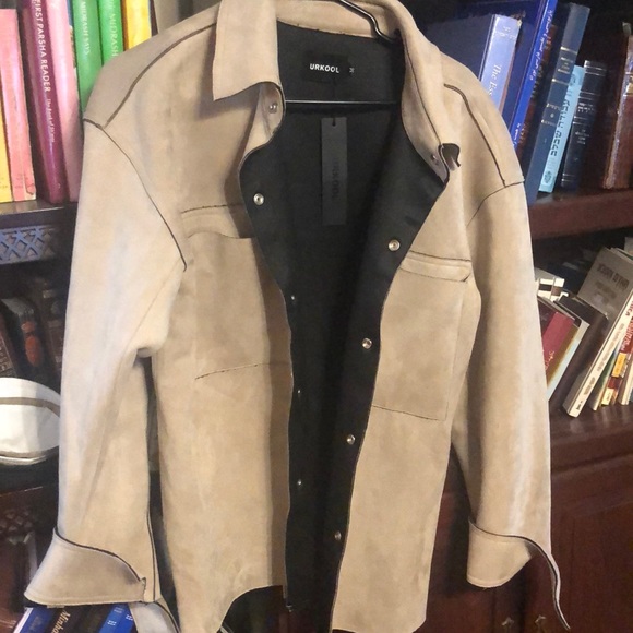 Urkool new suede beige jacket - Picture 1 of 1